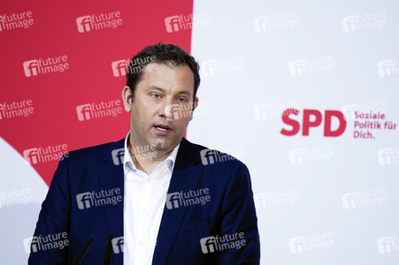 Pressekonferenz der SPD zu Beratungen aktueller Themen in Berlin