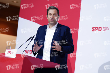 Pressekonferenz der SPD zu Beratungen aktueller Themen in Berlin