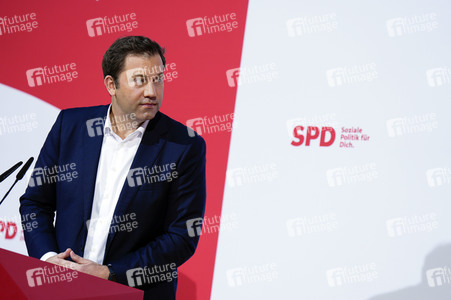 Pressekonferenz der SPD zu Beratungen aktueller Themen in Berlin