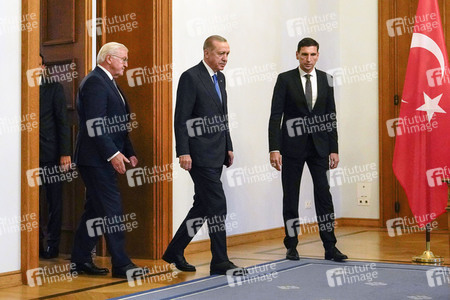 Empfang von Recep Tayyip Erdogan im Schloss Bellevue in Berlin