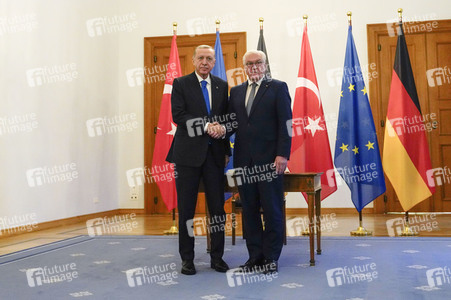 Empfang von Recep Tayyip Erdogan im Schloss Bellevue in Berlin