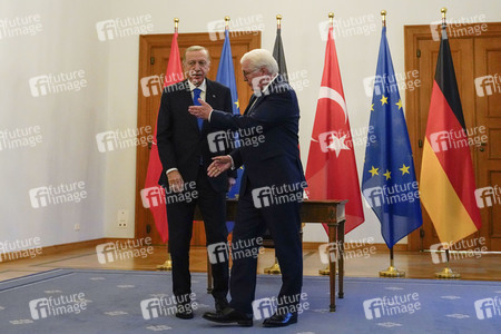Empfang von Recep Tayyip Erdogan im Schloss Bellevue in Berlin