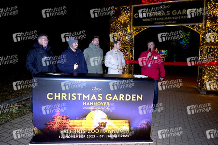 Eröffnung des Christmas Garden 2023 in Hannover