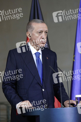 Empfang von Recep Tayyip Erdogan im Kanzleramt in Berlin