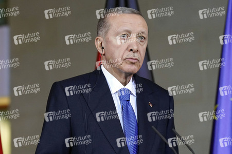 Empfang von Recep Tayyip Erdogan im Kanzleramt in Berlin