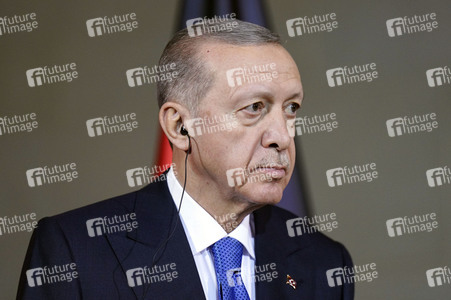 Empfang von Recep Tayyip Erdogan im Kanzleramt in Berlin