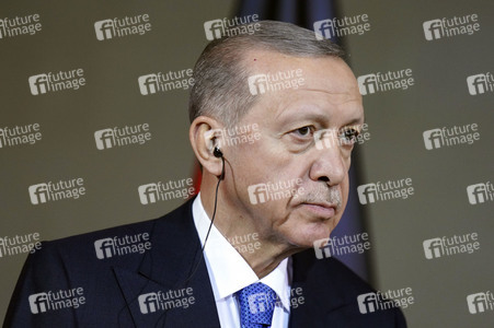 Empfang von Recep Tayyip Erdogan im Kanzleramt in Berlin