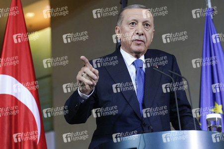 Empfang von Recep Tayyip Erdogan im Kanzleramt in Berlin