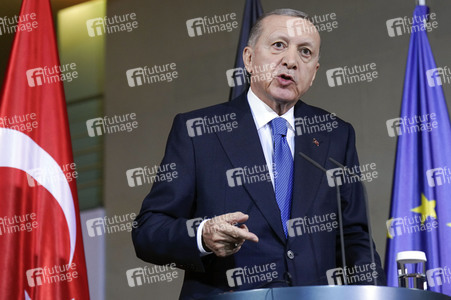 Empfang von Recep Tayyip Erdogan im Kanzleramt in Berlin