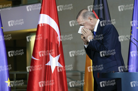 Empfang von Recep Tayyip Erdogan im Kanzleramt in Berlin