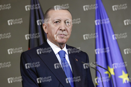 Empfang von Recep Tayyip Erdogan im Kanzleramt in Berlin