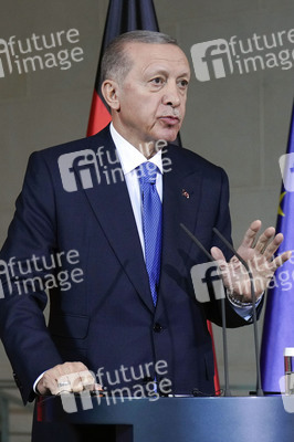Empfang von Recep Tayyip Erdogan im Kanzleramt in Berlin
