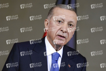 Empfang von Recep Tayyip Erdogan im Kanzleramt in Berlin
