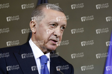 Empfang von Recep Tayyip Erdogan im Kanzleramt in Berlin