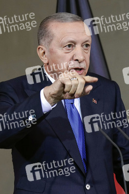 Empfang von Recep Tayyip Erdogan im Kanzleramt in Berlin
