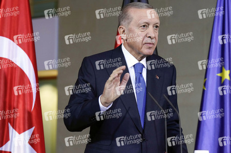 Empfang von Recep Tayyip Erdogan im Kanzleramt in Berlin