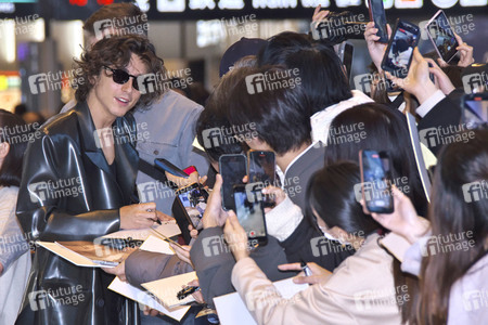 Ankunft von Timothee Chalamet in Narita