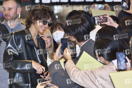Ankunft von Timothee Chalamet in Narita