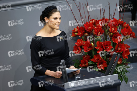 Kronprinzessin Victoria von Schweden bei der Gedenkveranstaltung zum Volkstrauertag in Berlin