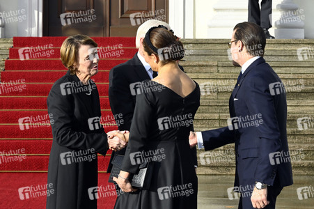 Empfang von Kronprinzessin Victoria von Schweden und Prinz Daniel von Schweden im Schloss Bellevue in Berlin