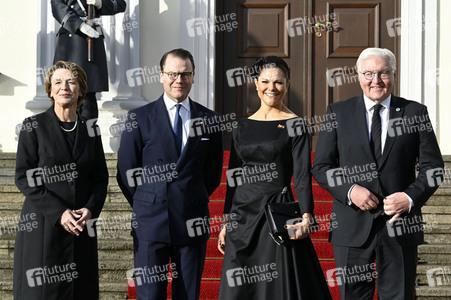 Empfang von Kronprinzessin Victoria von Schweden und Prinz Daniel von Schweden im Schloss Bellevue in Berlin