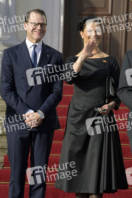 Empfang von Kronprinzessin Victoria von Schweden und Prinz Daniel von Schweden im Schloss Bellevue in Berlin