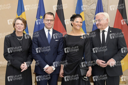 Empfang von Kronprinzessin Victoria von Schweden und Prinz Daniel von Schweden im Schloss Bellevue in Berlin