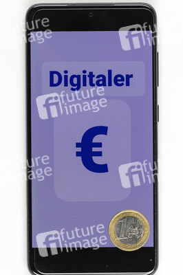 Symbolfoto Digitaler Euro