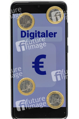 Symbolfoto Digitaler Euro