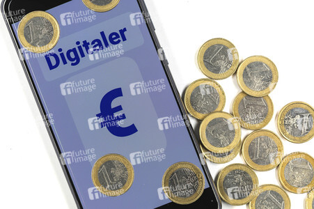 Symbolfoto Digitaler Euro