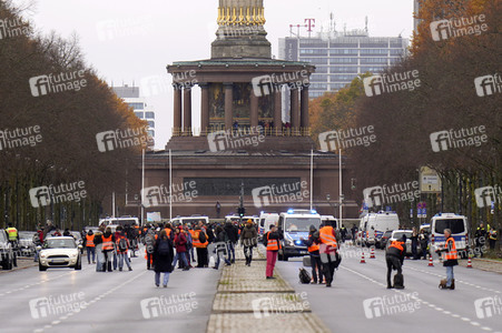 Protestaktionen der 'Letzten Generation' in Berlin