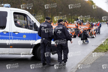 Protestaktionen der 'Letzten Generation' in Berlin