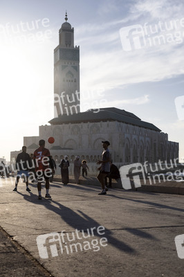 Die Hassan-II.-Moschee in Casablanca