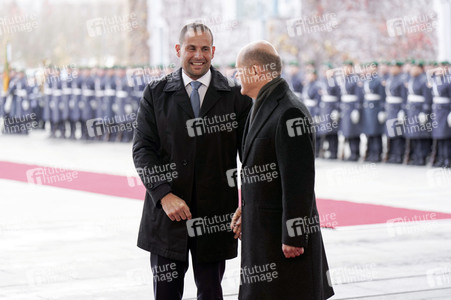 Empfang des Premierministers von Malta im Kanzleramt in Berlin