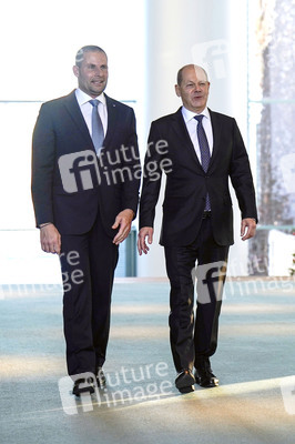 Empfang des Premierministers von Malta im Kanzleramt in Berlin