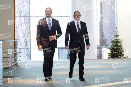 Empfang des Premierministers von Malta im Kanzleramt in Berlin