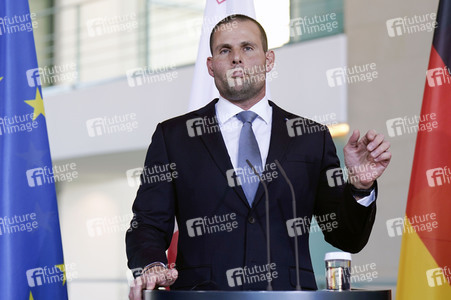 Empfang des Premierministers von Malta im Kanzleramt in Berlin
