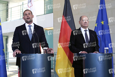 Empfang des Premierministers von Malta im Kanzleramt in Berlin