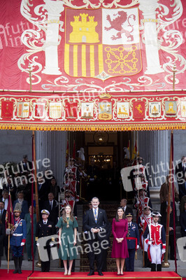 Eröffnung der XV. Legislatur des Unterhauses des spanischen Parlamentes in Madrid