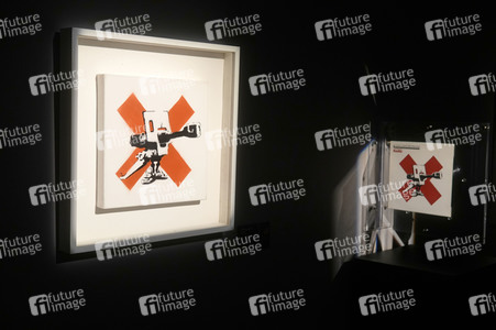 Ausstellungseröffung 'Banksy - A Vandal Turned Idol' in Berlin