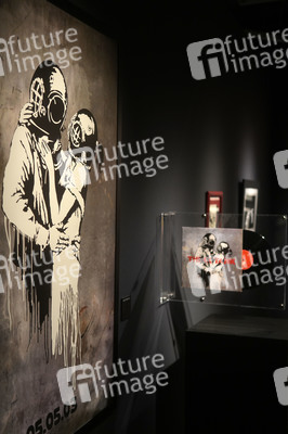 Ausstellungseröffung 'Banksy - A Vandal Turned Idol' in Berlin