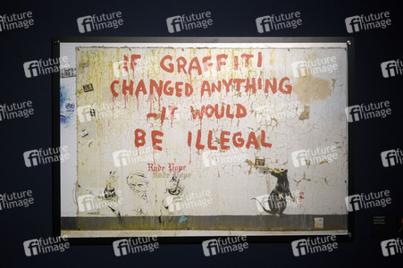 Ausstellungseröffung 'Banksy - A Vandal Turned Idol' in Berlin