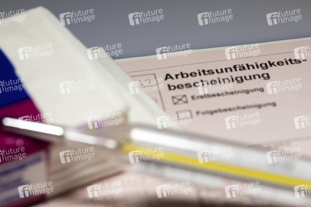 Symbolfoto Arbeitsunfähigkeitsbescheinigung