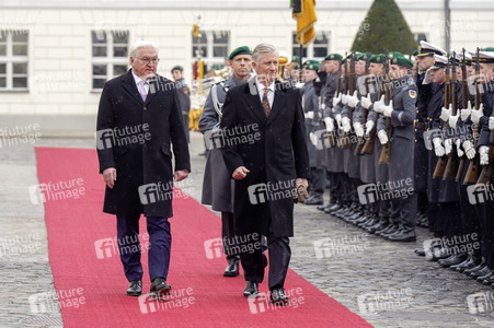 Begrüßung von König Philippe und Königin Mathilde von Belgien mit militärischen Ehren in Berlin