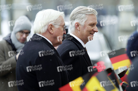 Begrüßung von König Philippe und Königin Mathilde von Belgien mit militärischen Ehren in Berlin