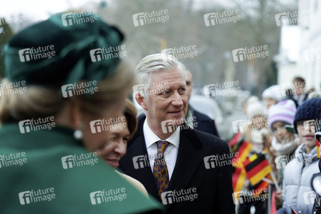 Begrüßung von König Philippe und Königin Mathilde von Belgien mit militärischen Ehren in Berlin