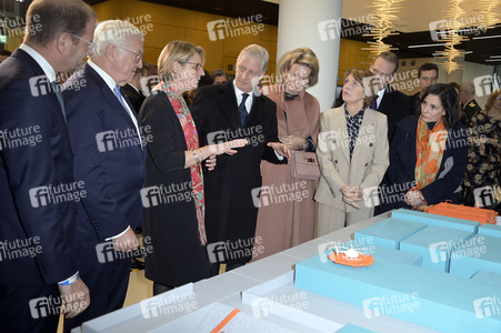 König Philippe und Königin Mathilde der Belgier beim Besuch von 50Hertz Transmission in Berlin