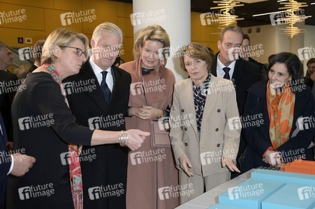 König Philippe und Königin Mathilde der Belgier beim Besuch von 50Hertz Transmission in Berlin