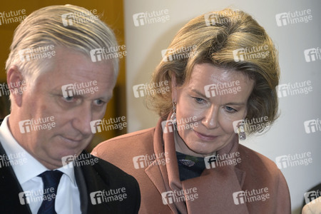 König Philippe und Königin Mathilde der Belgier beim Besuch von 50Hertz Transmission in Berlin