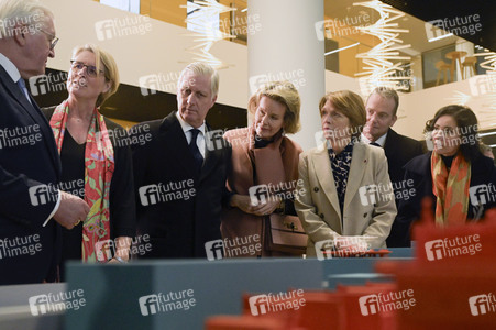 König Philippe und Königin Mathilde der Belgier beim Besuch von 50Hertz Transmission in Berlin